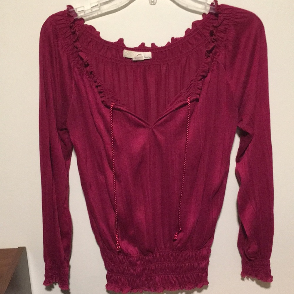 Women’s Long-sleeve blouse with string top (size S)